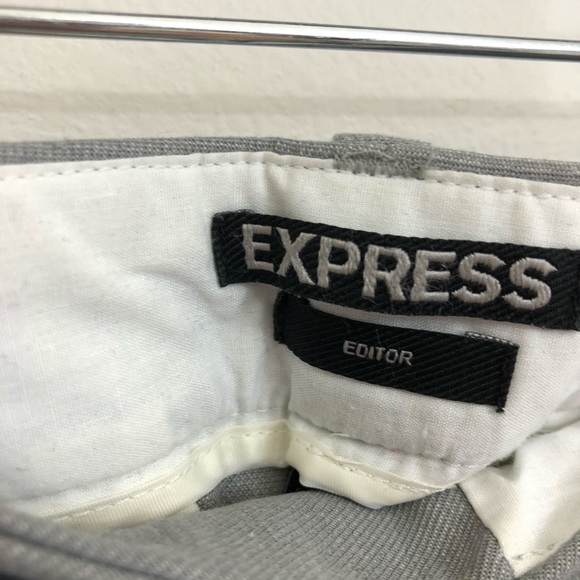 Express “Editor” Gray Slacks - Picture 3 of 5